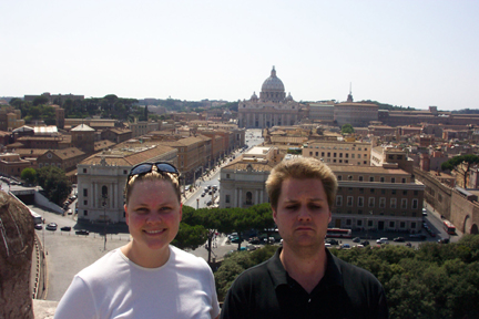 St Peter's View from Castel Sant' Angelo